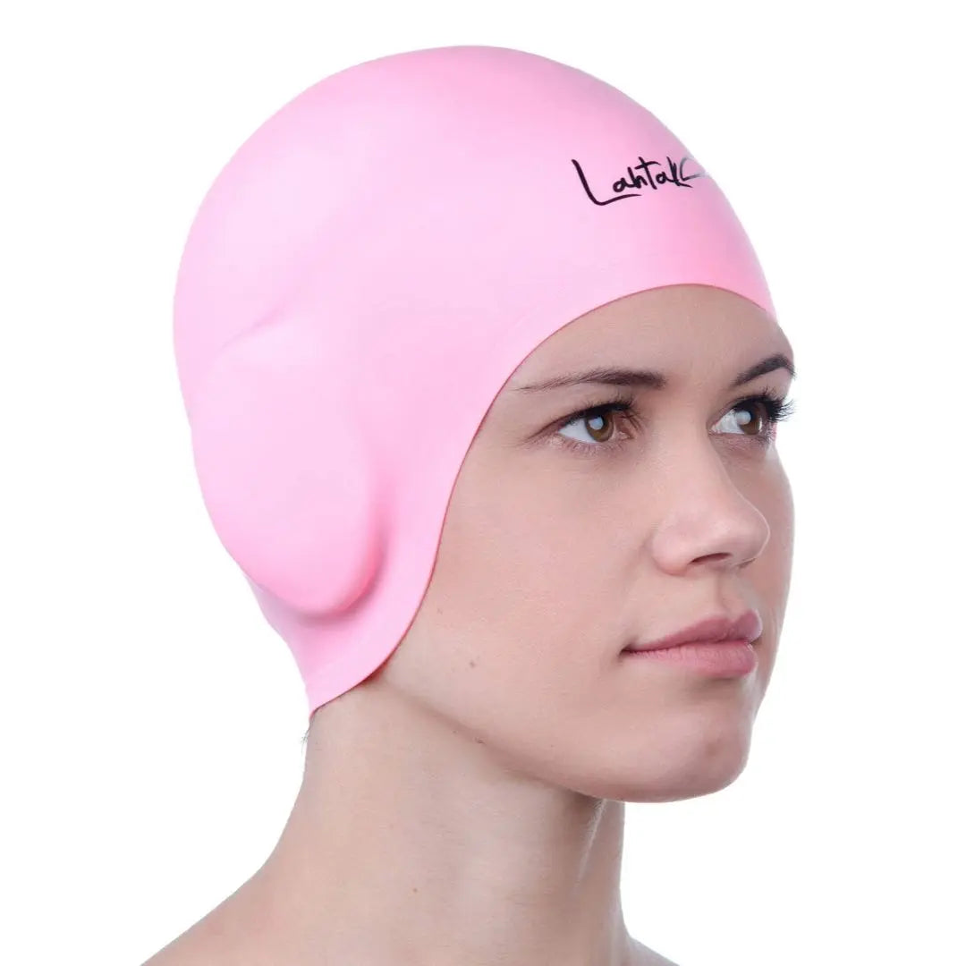 New ⭐️ Swim Cap Ear Protection 3D - Women's Swimming Cap - Silicone