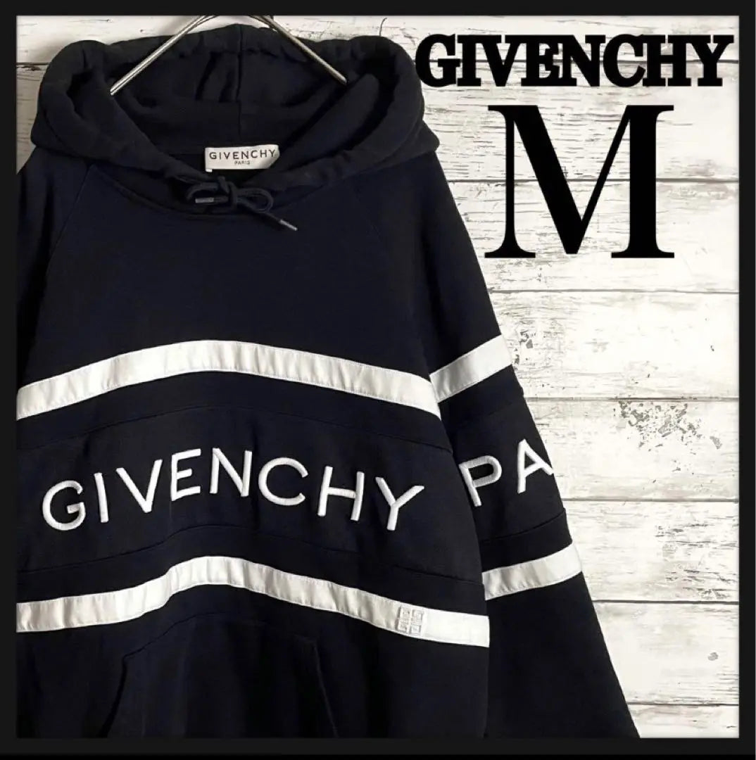 [Modelo raro] Es difícil conseguir el logotipo bordado central de Givenchy Parker de inmediato