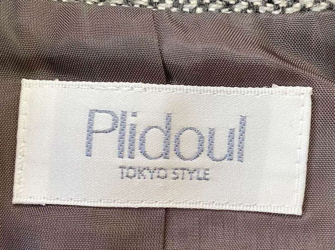 E-3232 ✱Piidoul✱ Chaqueta estilo Tokio con estampado integral en gris