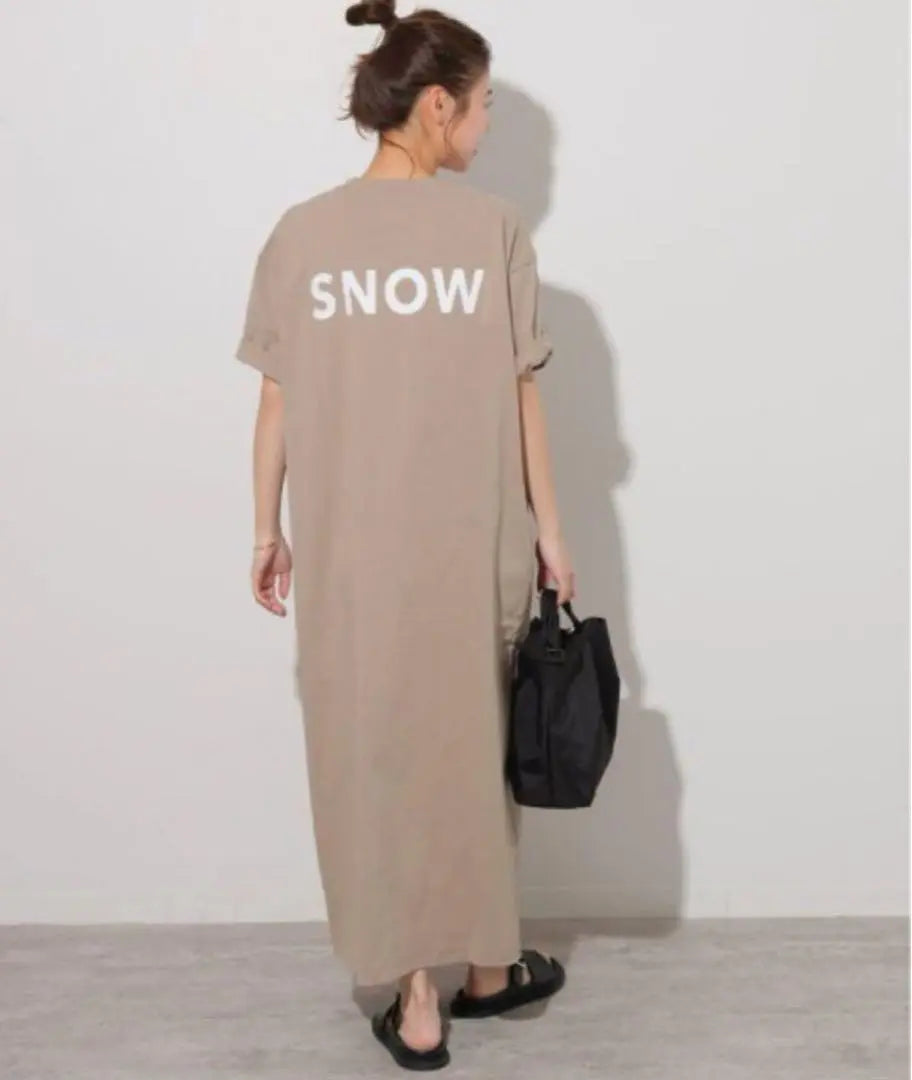 JOURNAL STANDARD RELUME separate note Snow Peak dress | JOURNAL STANDARD relume別注SNOW PEAKワンピース