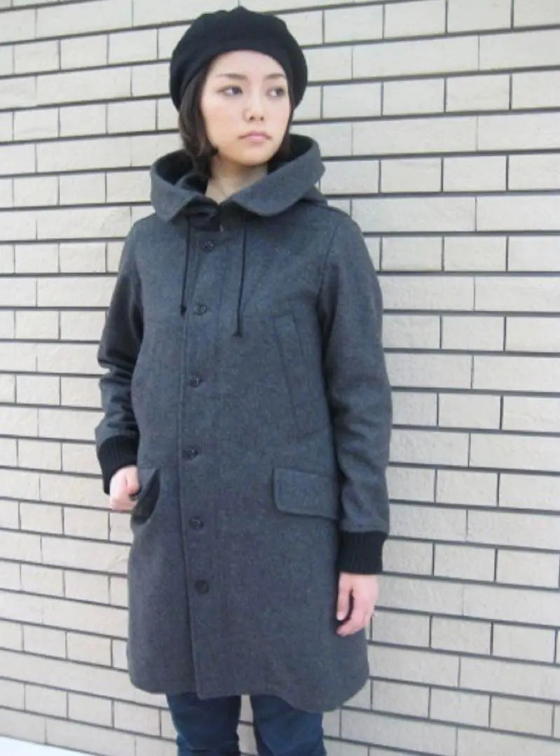 ARMEN Melton Mod Coat with Boa Liner Made in Poland