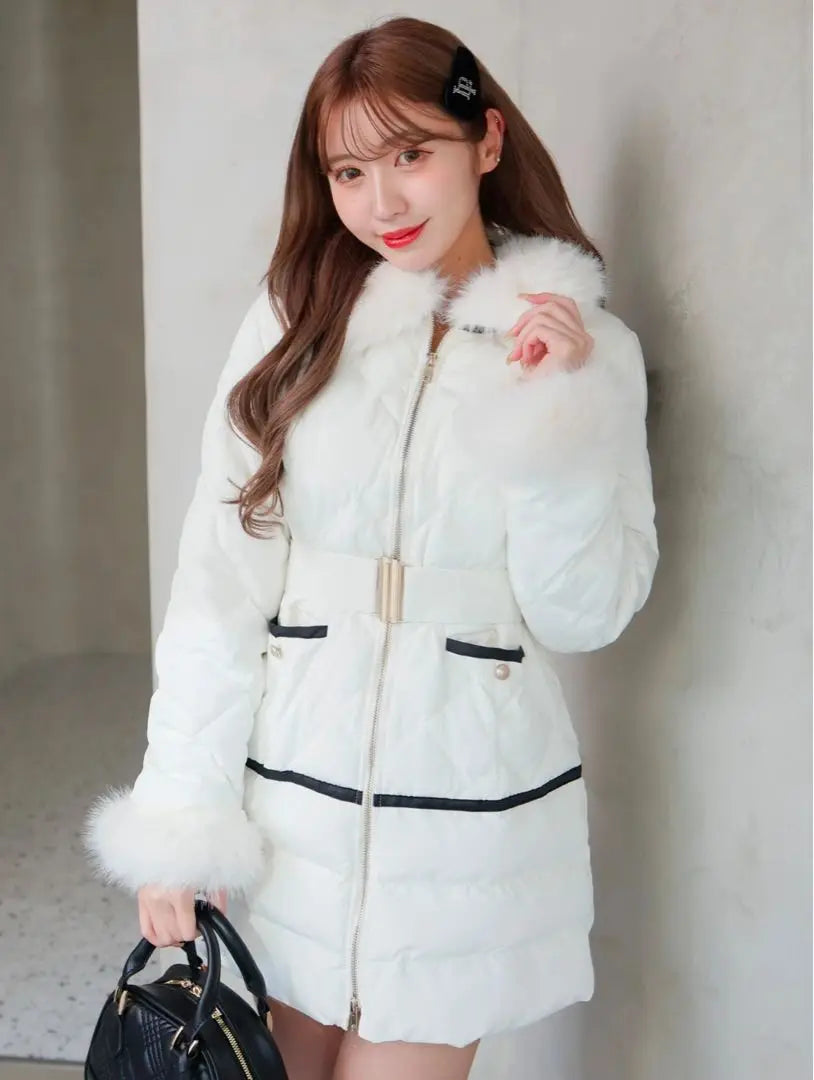 Lip Service Bicolor Quilted Filled Coat