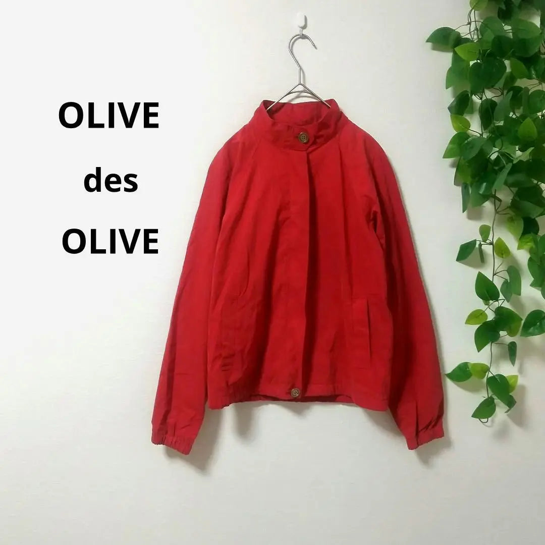 OLIVE des OLIVE Blouson Red Jacket Women's | OLIVE des OLIVE ブルゾン 赤 ジャケット レディース