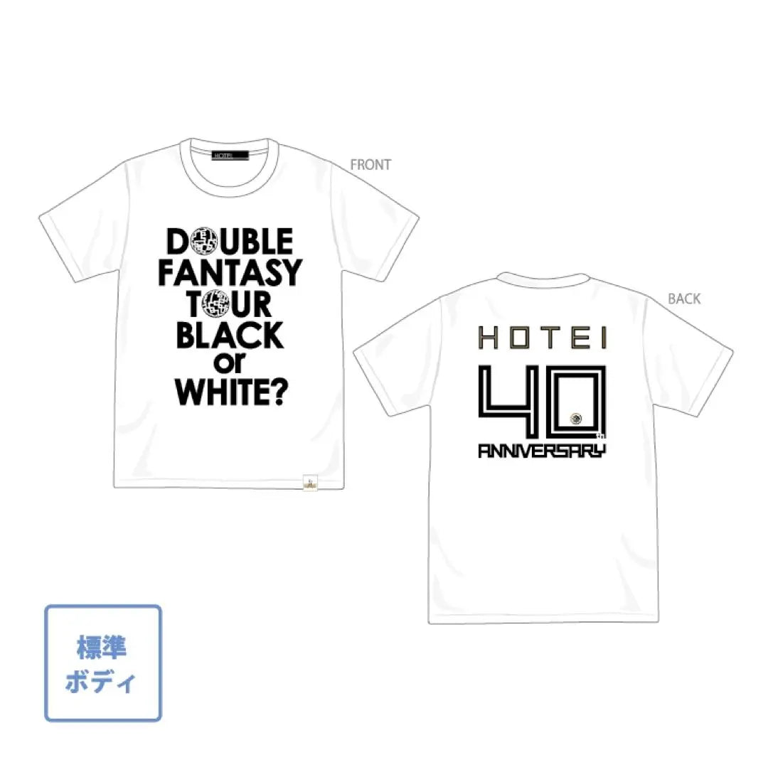 Torayasu Hotei TOUR TEE Blanco (RECOMENDAR PRODUCTOS) | 布袋寅泰 TOUR TEE ホワイト (RECOMENDAR PRODUCTOS)