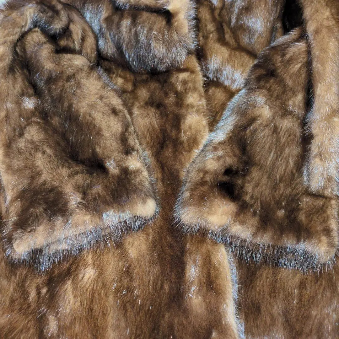 ✨ Beautiful goods ✨ Mink coat main fur real fur coat Glossy and high quality dark brown brown