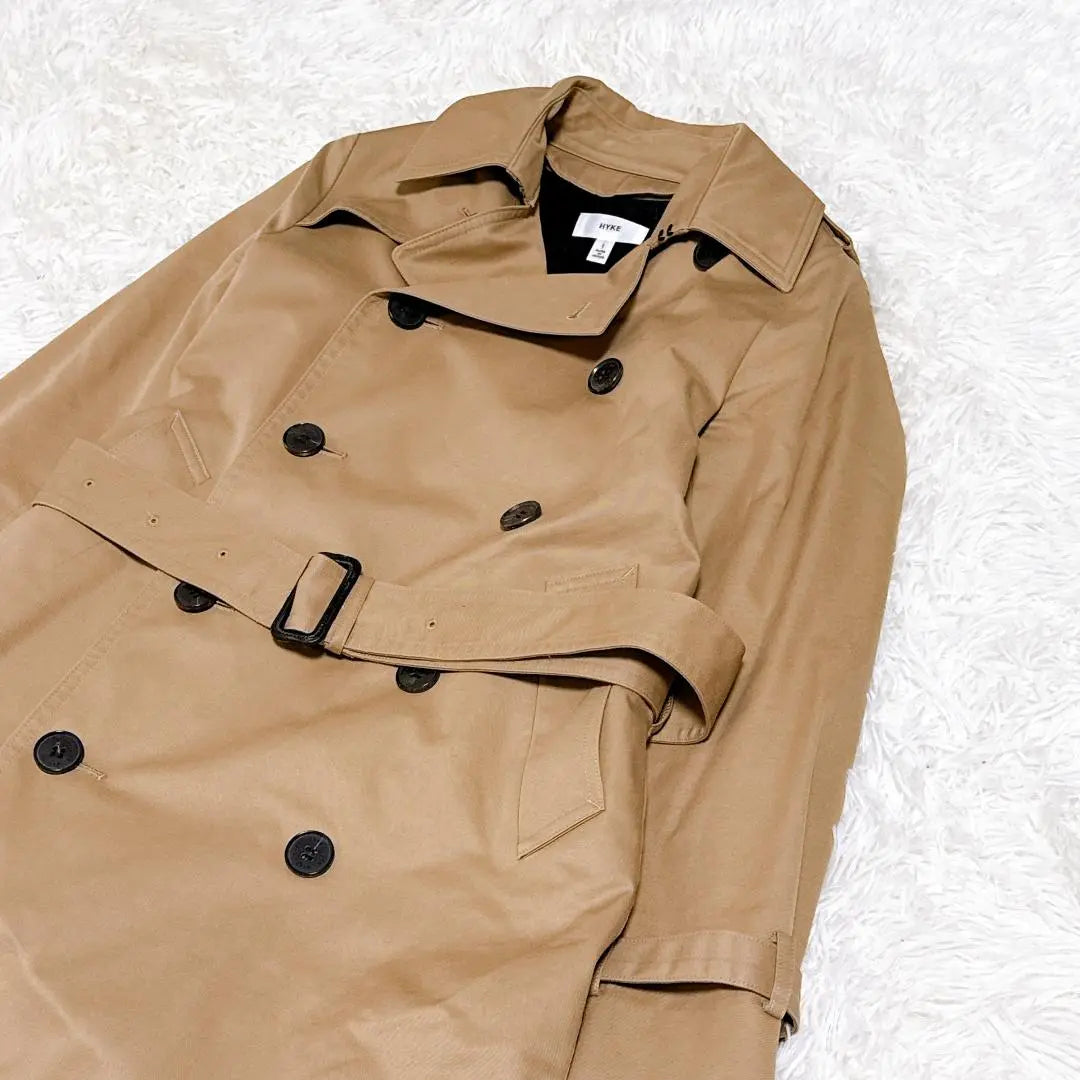 Good condition ✨HYKE trench coat with liner 2WAY beige 1 S