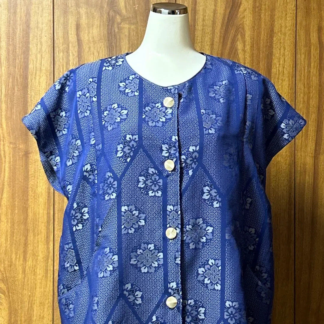 [Kimono Remake] Tunic Vest Silk