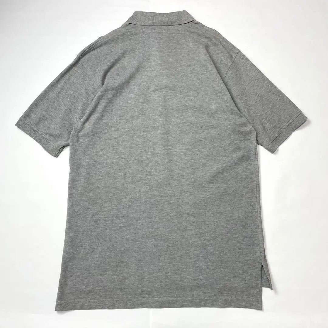 Vintage polo shirt, short sleeve, gray, HUNTCLUB, plain, simple, old clothes