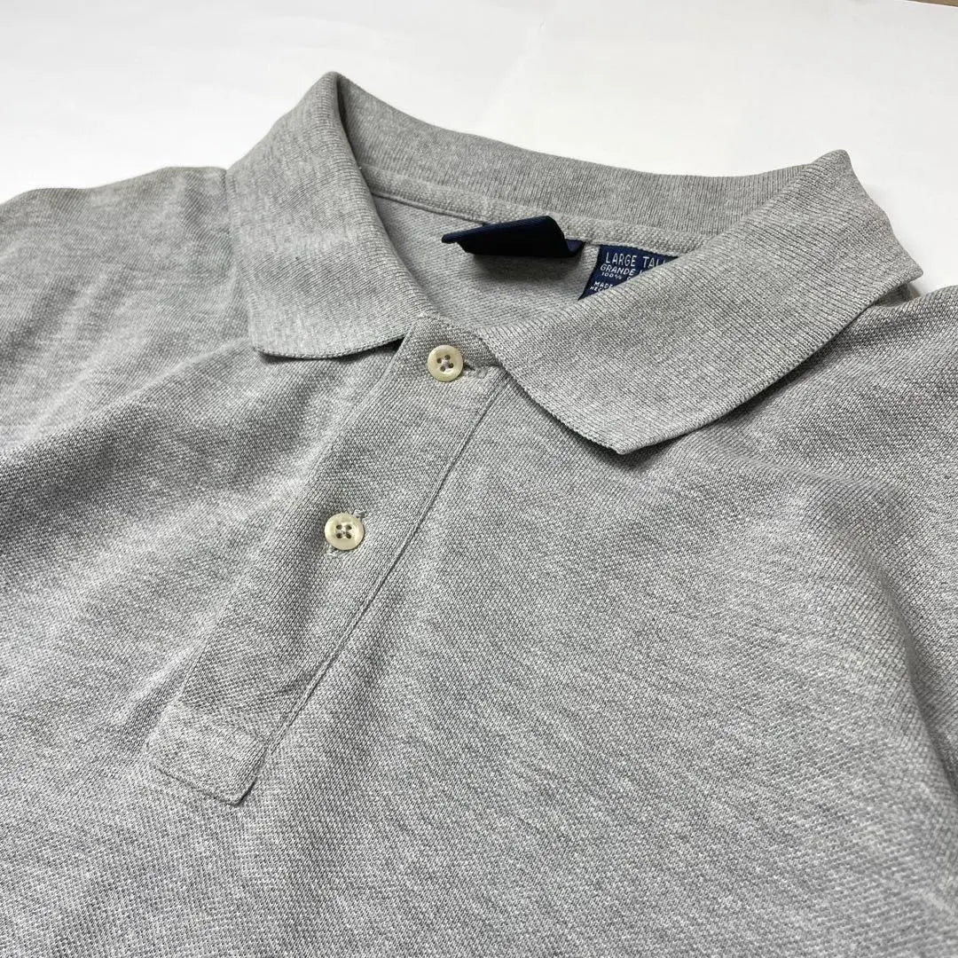 Vintage polo shirt, short sleeve, gray, HUNTCLUB, plain, simple, old clothes