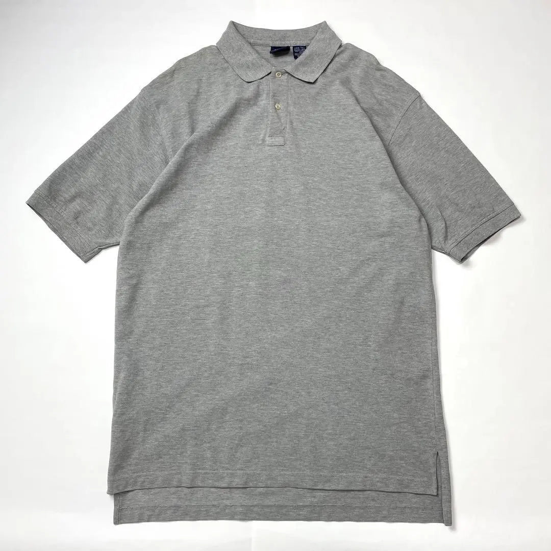 Vintage polo shirt, short sleeve, gray, HUNTCLUB, plain, simple, old clothes