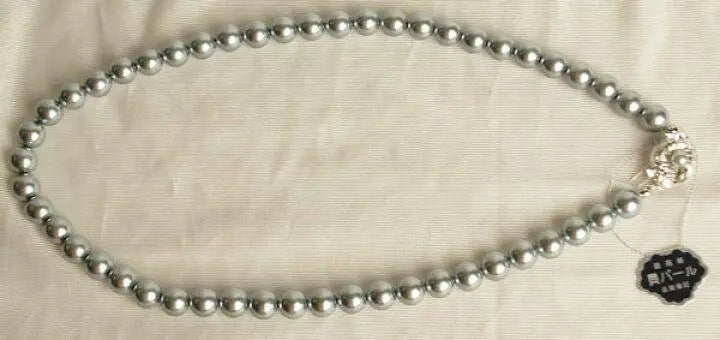 Pearl necklace 9mm 45cm black pearl ceremonial ceremonial black formal