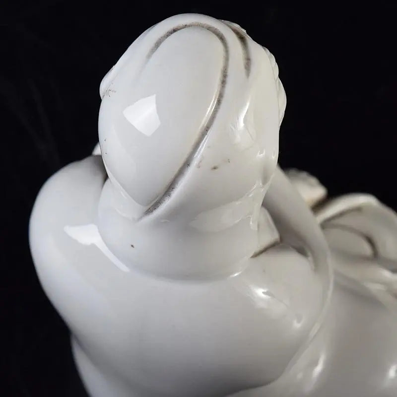 China Dehua Kiln White Porcelain Guanyin Statue Buddha Statue V R8485