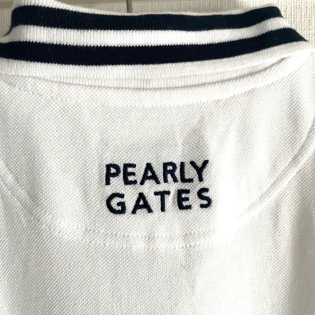 Pearly Gates Golf Polo Shirt Short Sleeve Women's S Nico-chan Smile