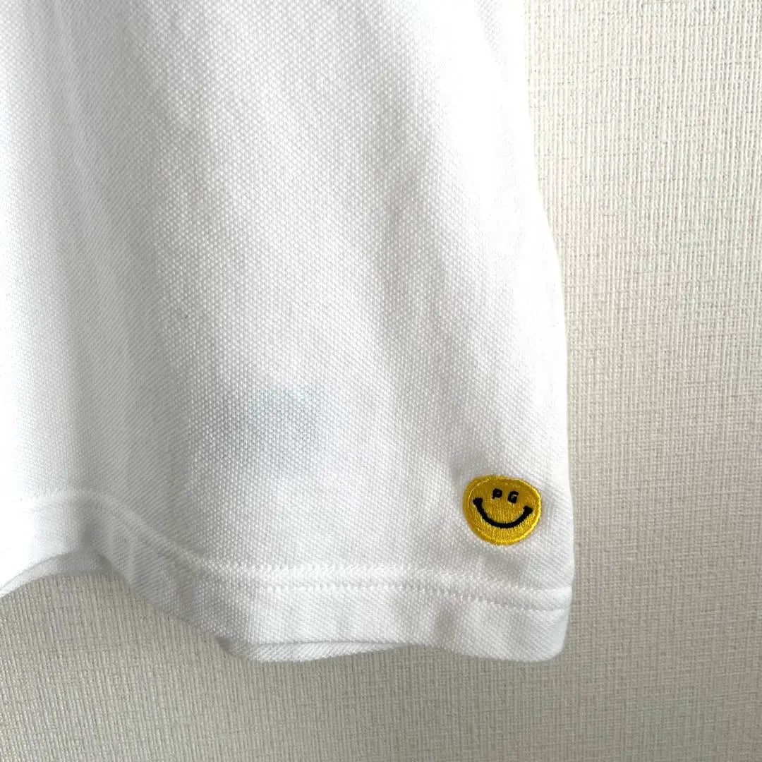 Pearly Gates Golf Polo Shirt Short Sleeve Women's S Nico-chan Smile