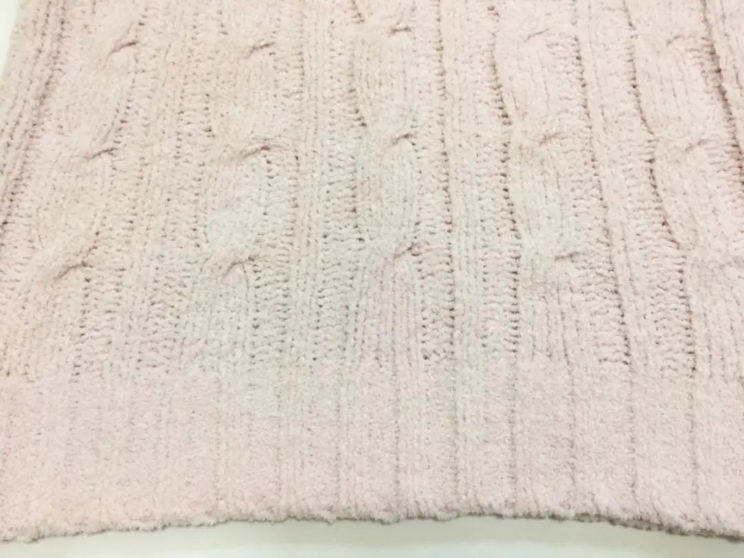 ✈ Gelato Pique Cable Knit Short Sleeve Knit Sweater Pink M L Winter Spring