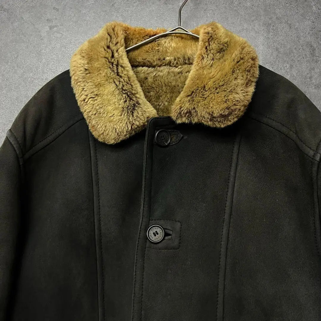 Vintage clothing [YSL Yves Saint Laurent genuine leather lamb leather sheepskin jacket] about L men's