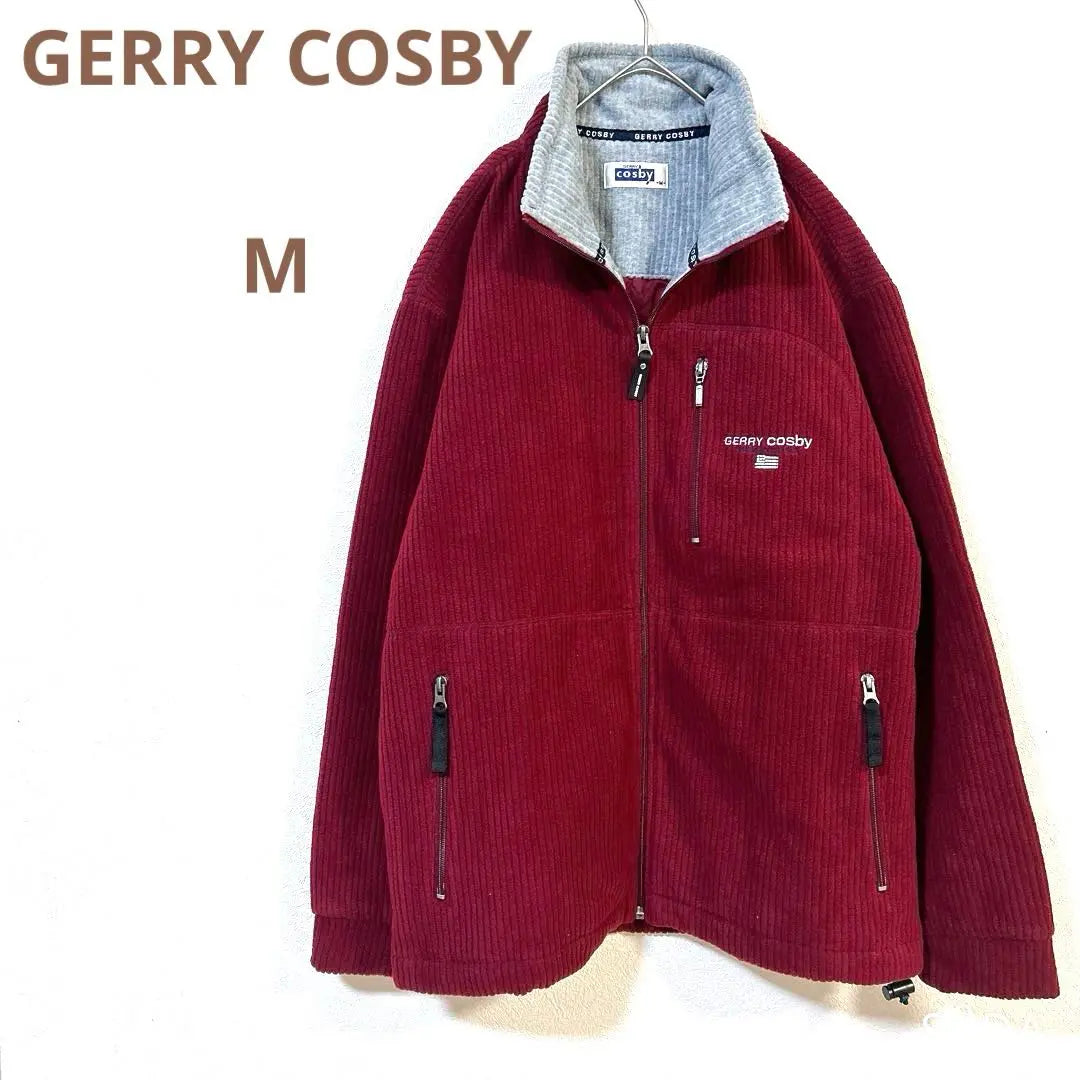 a865*Jerry Cosby Fleece Jacket M Zip-up