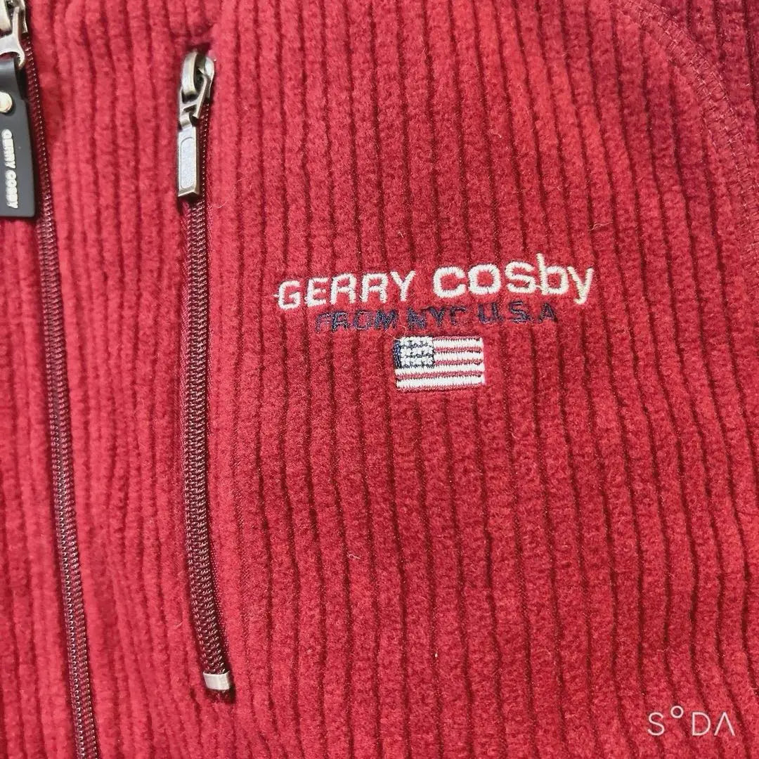 a865*Jerry Cosby Fleece Jacket M Zip-up