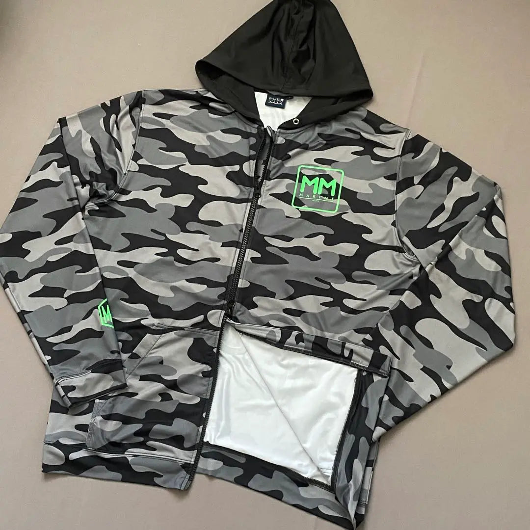 Conjunto de sudadera y pantalón con camuflaje marino Muta Rash Guard, parte superior e inferior, talla XL