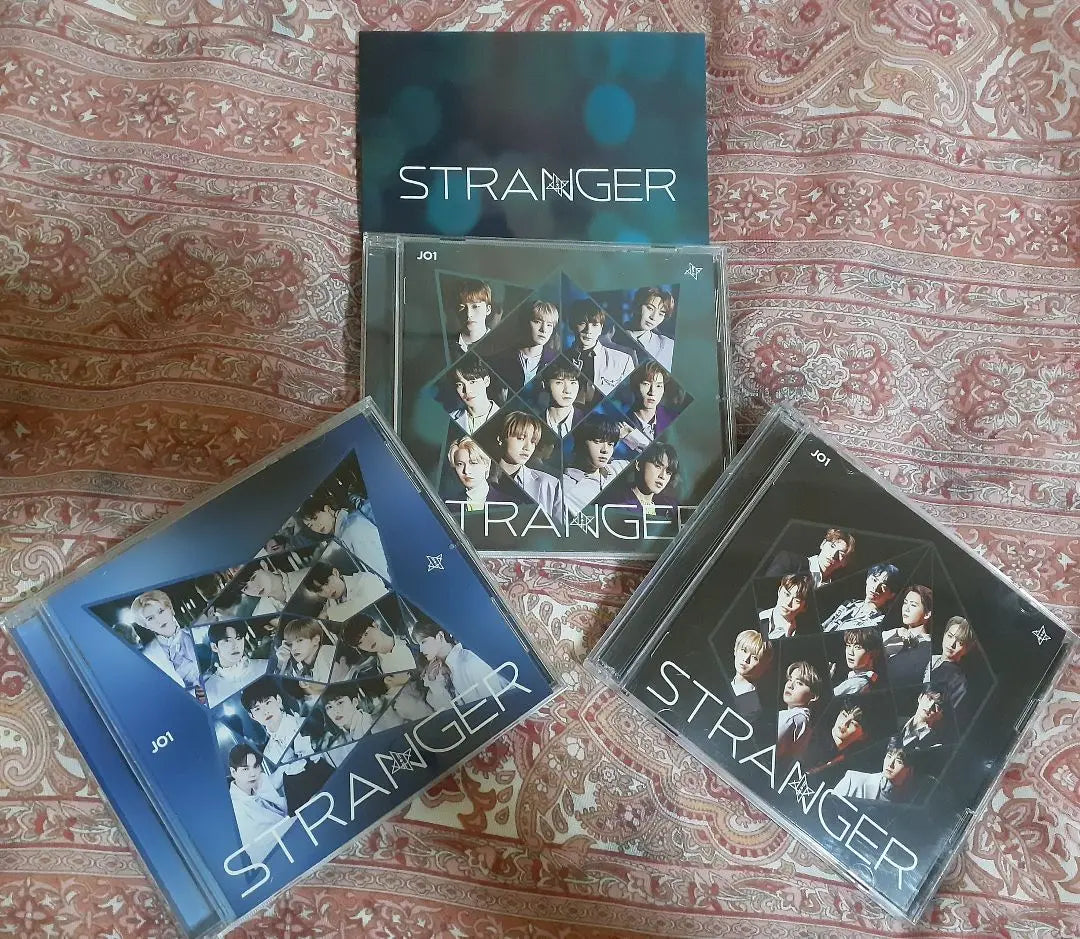 JO1 CD Juego de 3 discos sin usar STRANGER DVD de 3 formatos