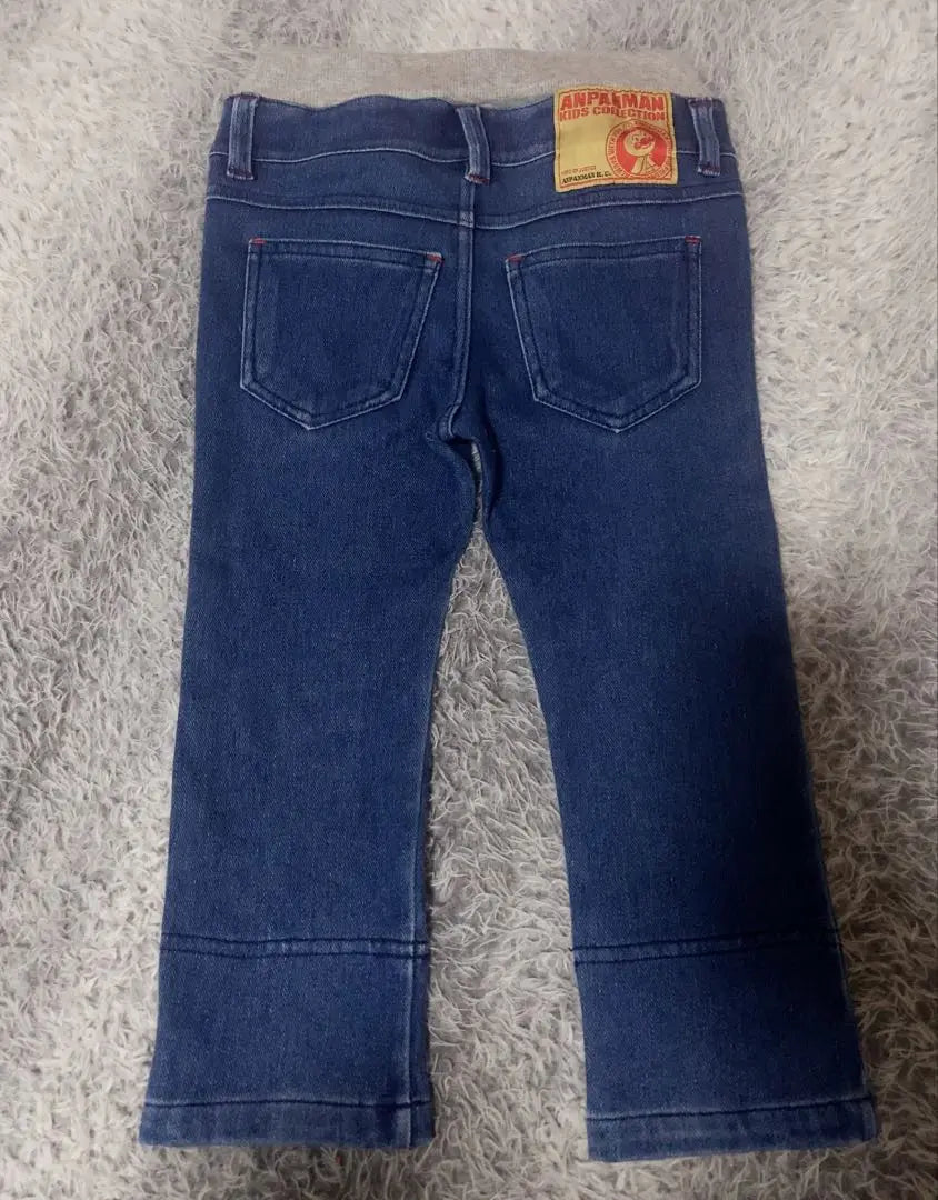 APKC Pantalones vaqueros de hombre Anpan de 90 cm | APKC 90cm アンパンマン デニムパンツ