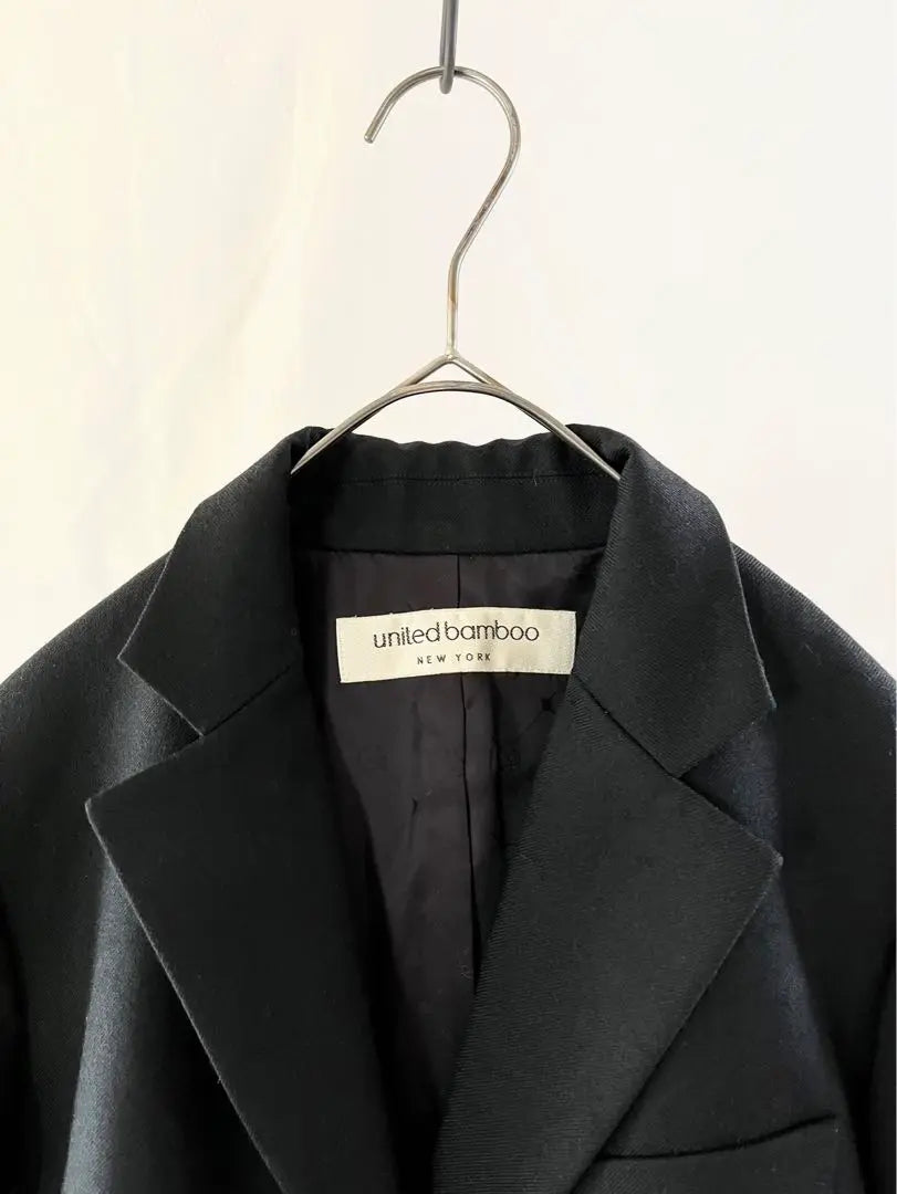 united bamboo tailored jacket black