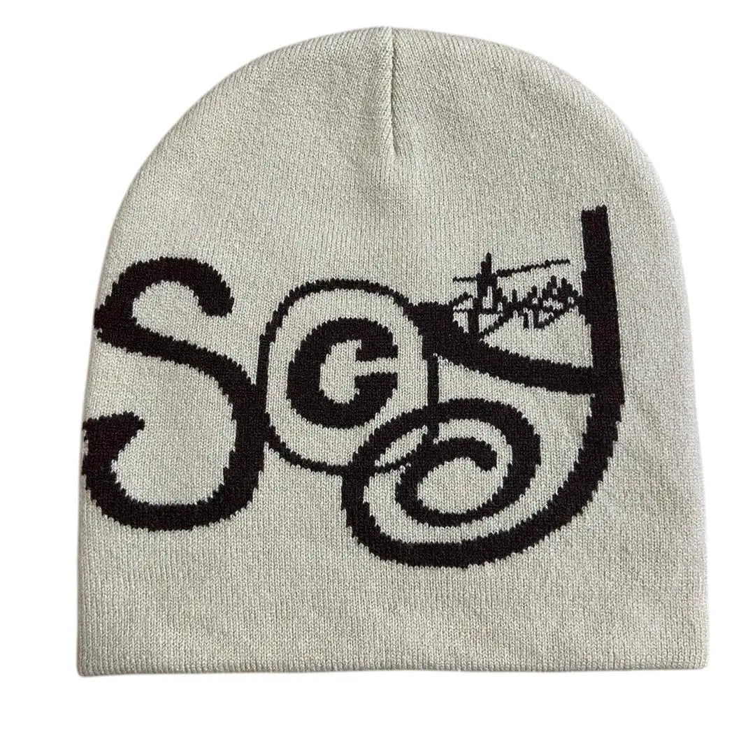 beanie stussy hysterical glamour supreme y2k beige