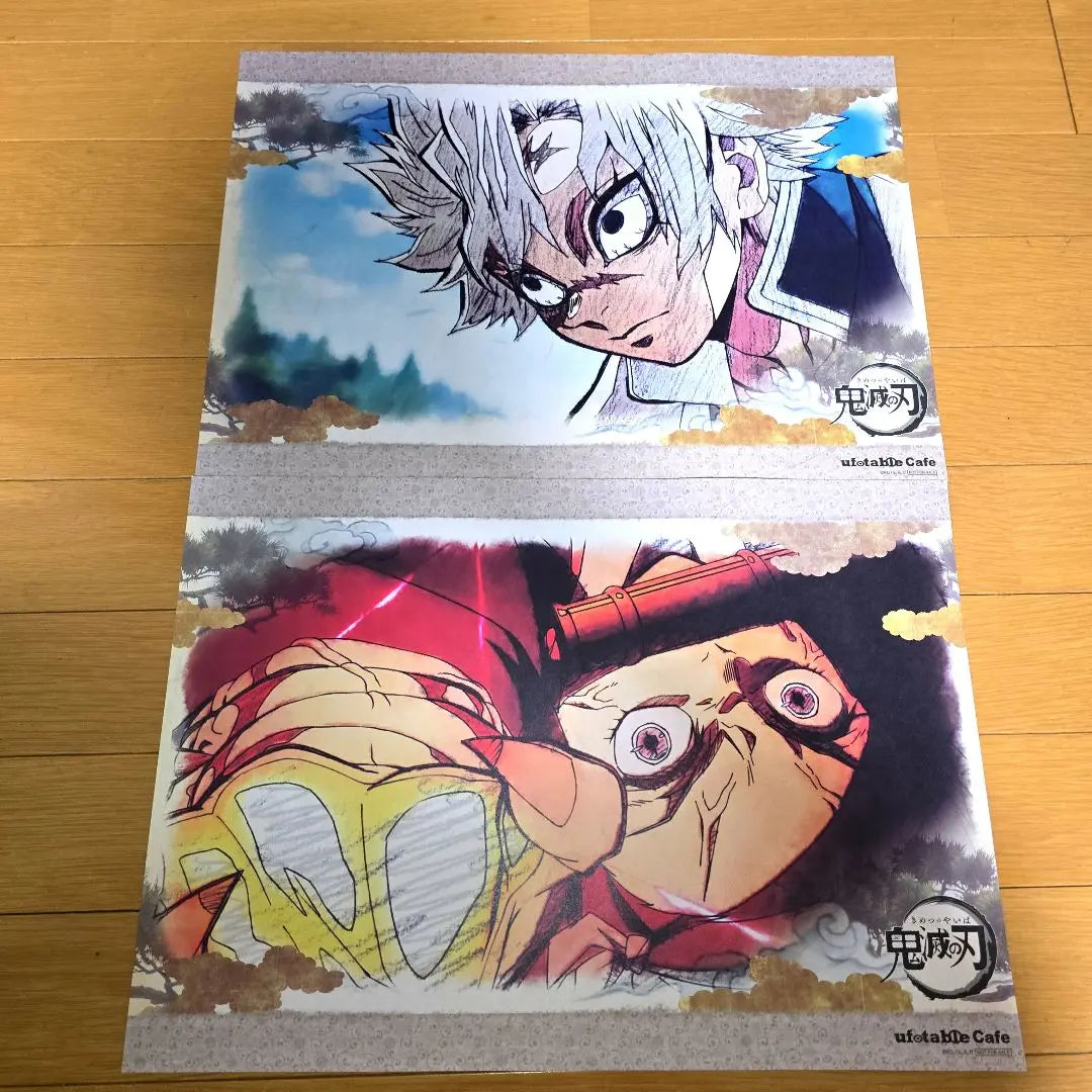 [Demon Slayer] [Collaboration Cafe Limited Edition] Original Art Style Illustration Set