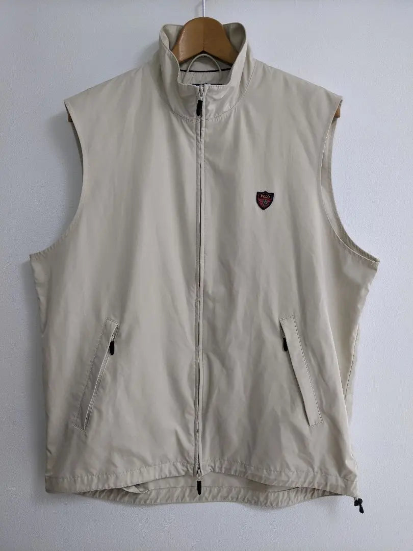 90s POLO GOLF Ralph Lauren Beige Golf Vest