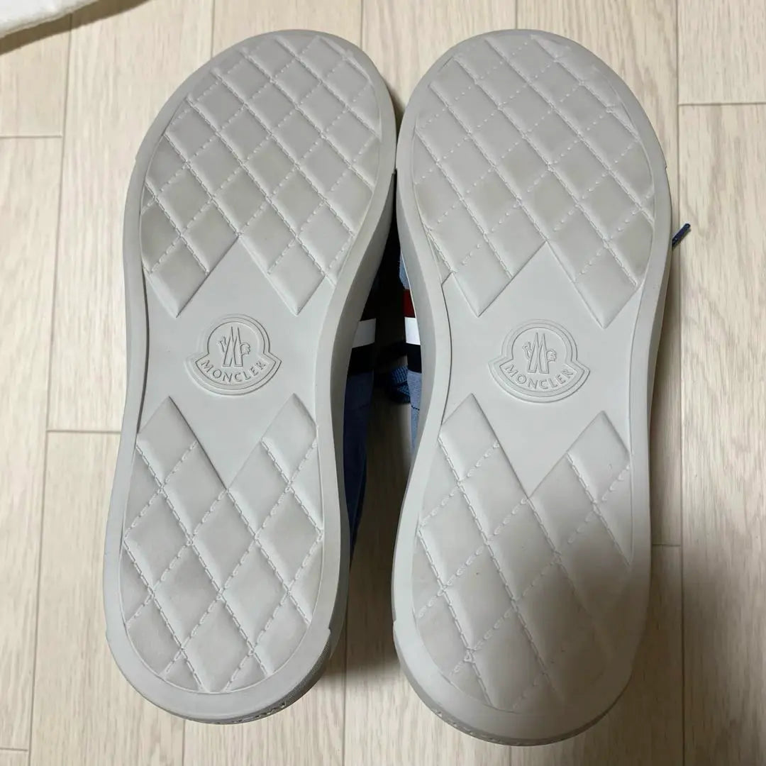 Zapatillas Moncler Hombre 42 Swede Azul como nuevas | 新品同様 モンクレール メンズ スニーカー 42 スウェード ブルー