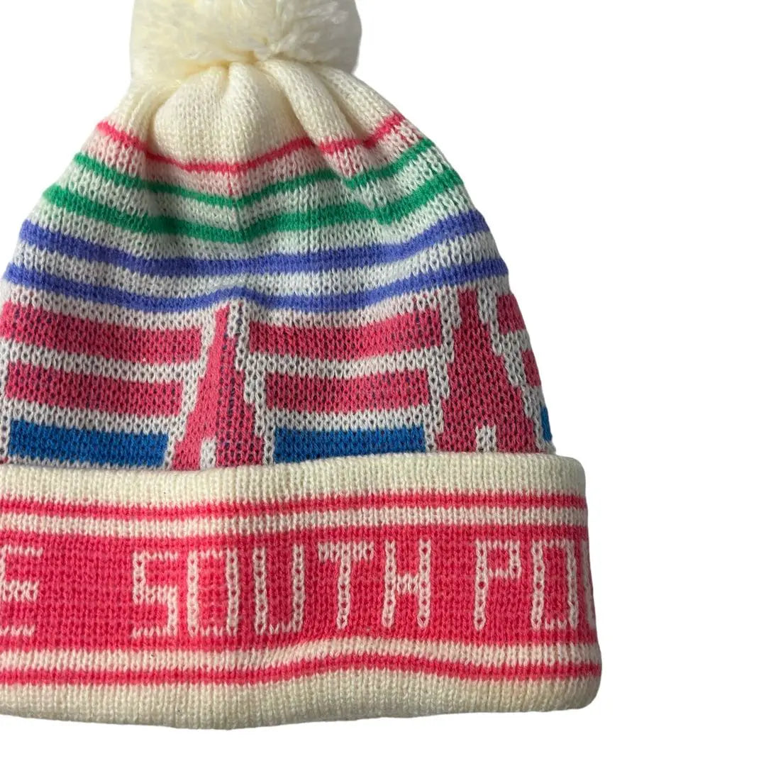 Gorro de punto Bonbon vintage de los años 90 colorido [SOUTH POLE]