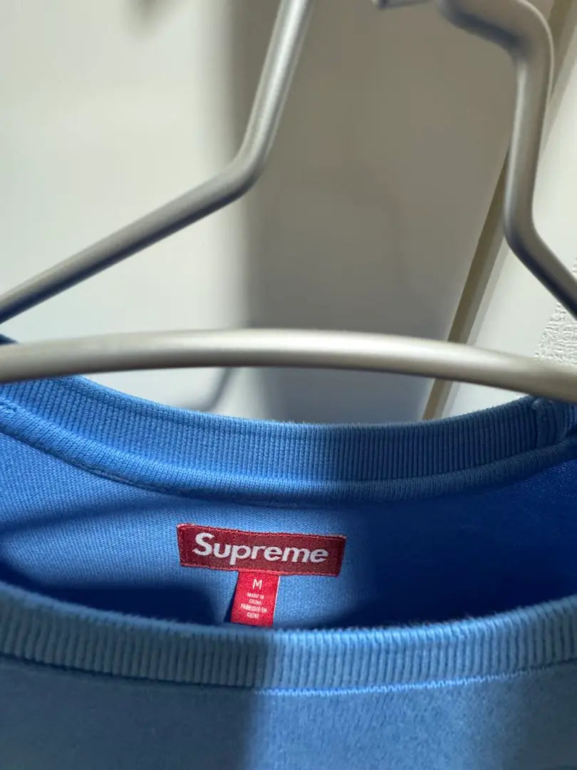 Supreme 99 Long Sleeve Cut and Sew M Light Blue