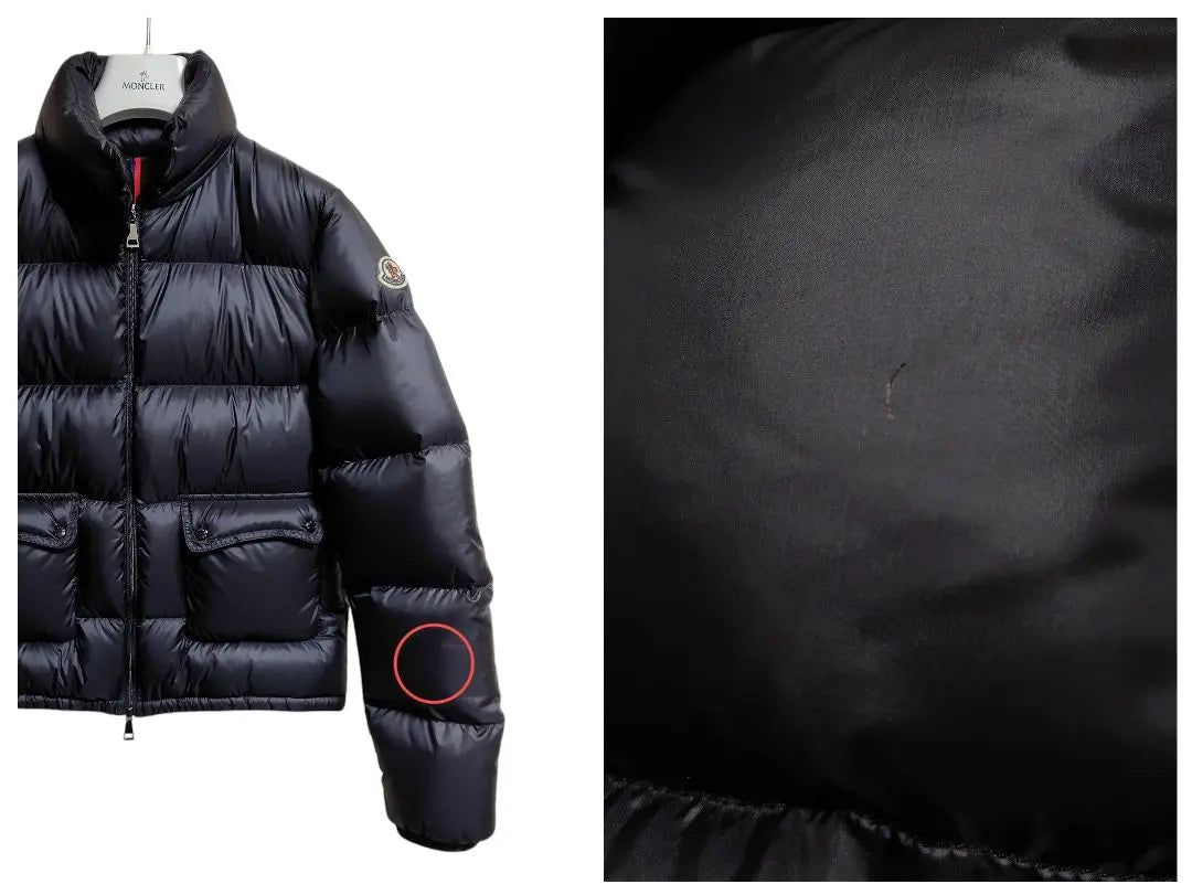 Chaqueta de plumas MONCLER Lannic para mujer, color negro 1