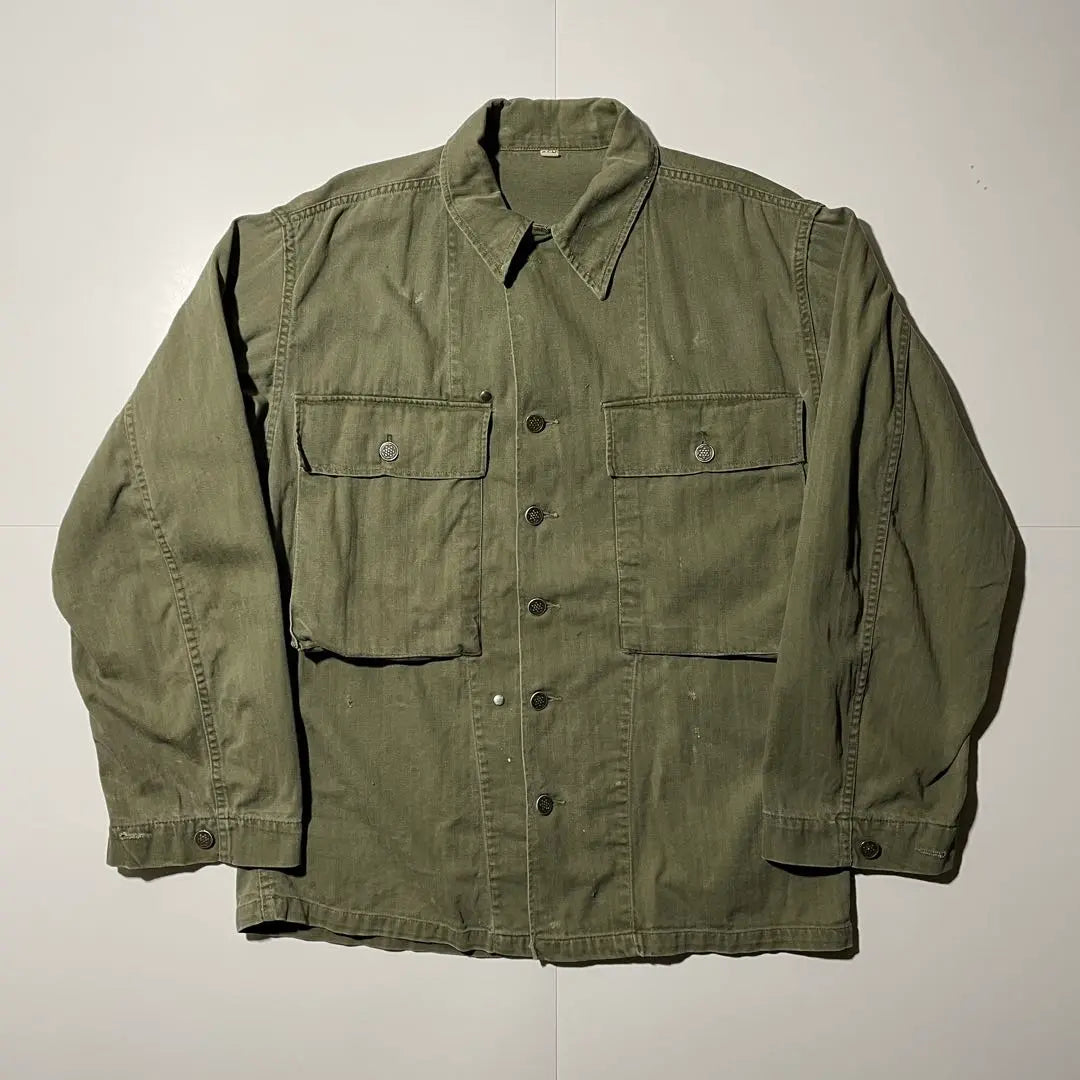 40s US.ARMY M-43 HBT Utility Jacket 13 Star Button