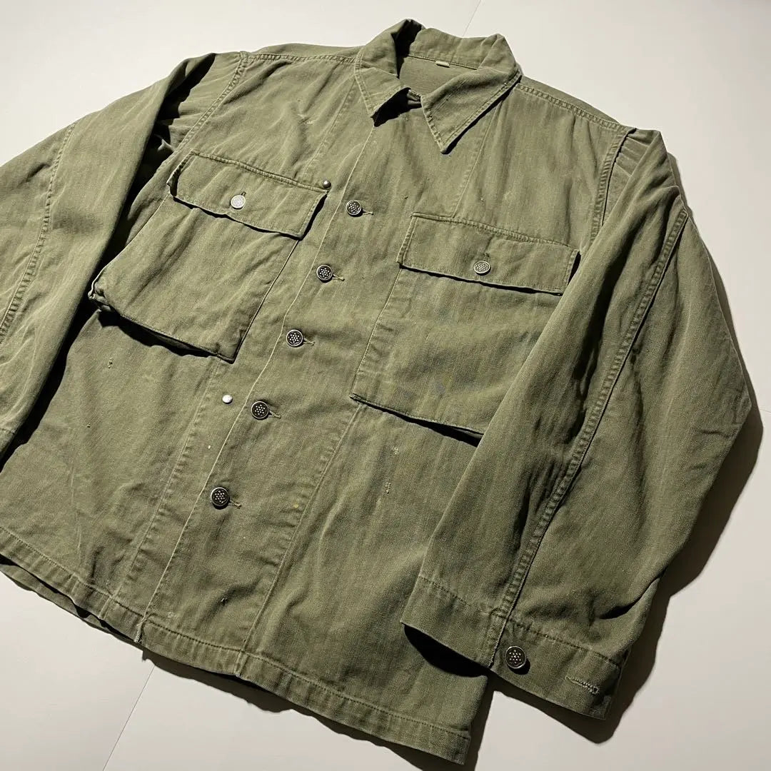 40s US.ARMY M-43 HBT Utility Jacket 13 Star Button