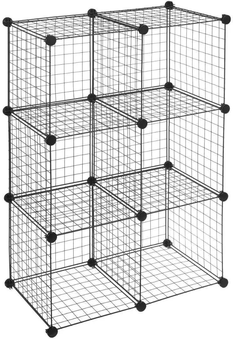 ★Connected type wire storage cube storage shelf rack