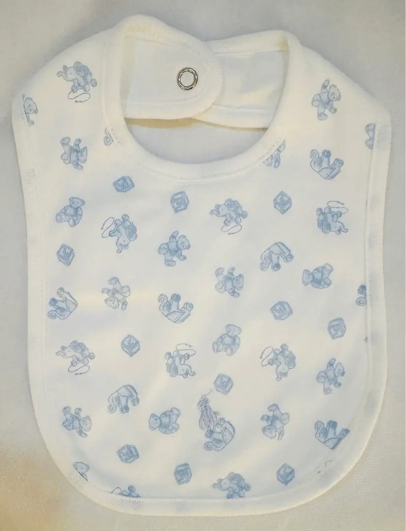 {Unused, Beautiful Condition} Ralph Lauren Stylish Bib Bear Light Blue