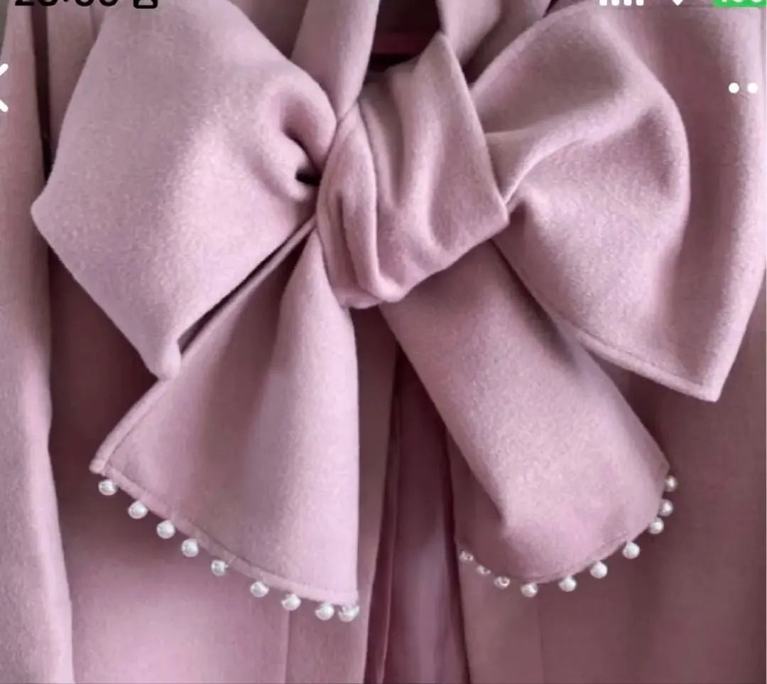 ★For exclusive★ ★Large ribbon *Pink coat *LL size