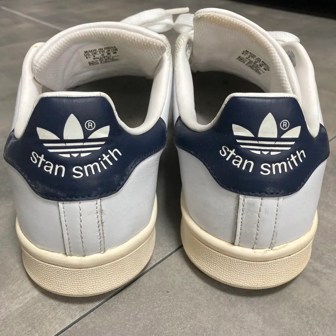 adidas Stan Smith sneakers, white, 26.5cm, navy blue