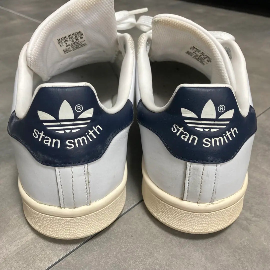 adidas Stan Smith sneakers, white, 26.5cm, navy blue