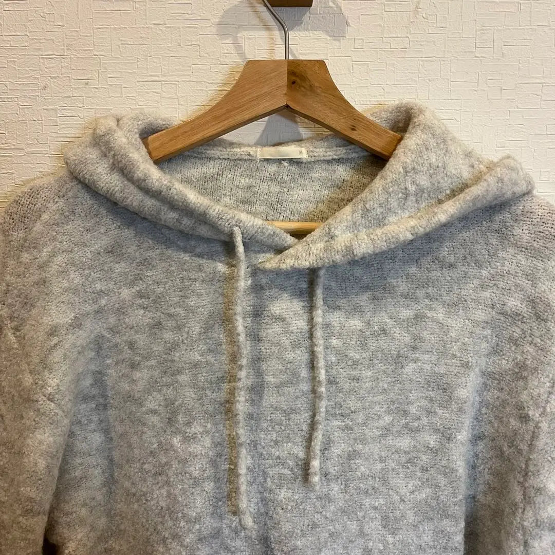 GU [GU] Book Refudy Sweater Parker Knit Size M | ジーユー　【GU】ブークレフーディセーター　パーカーニット　サイズM