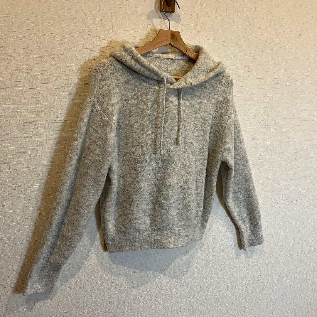 GU [GU] Suéter Book Refudy Parker Knit Talla M | ジーユー 【GU】ブークレフーディセーター パーカーニット サイズM