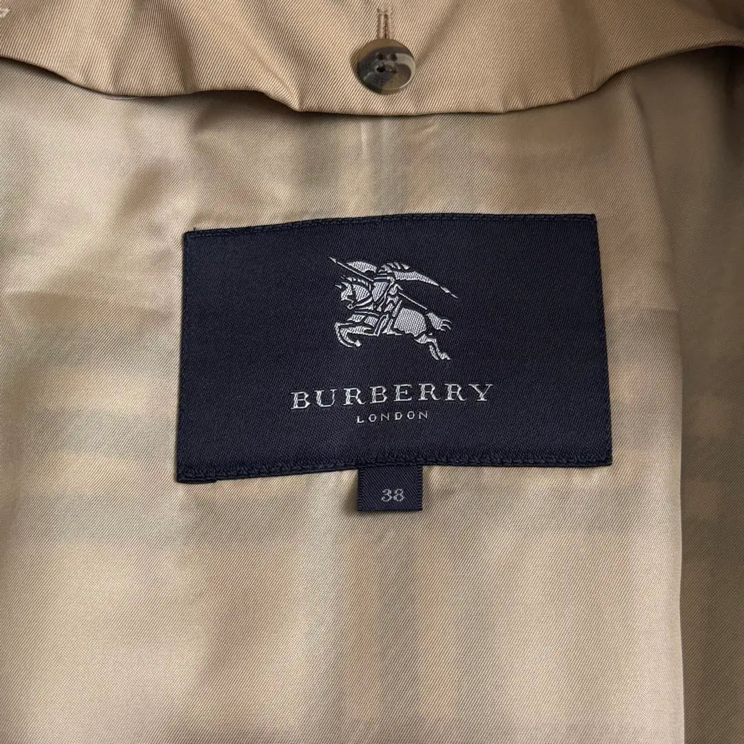 [Extremely beautiful] Burberry London 38 Trench coat liner & with belt