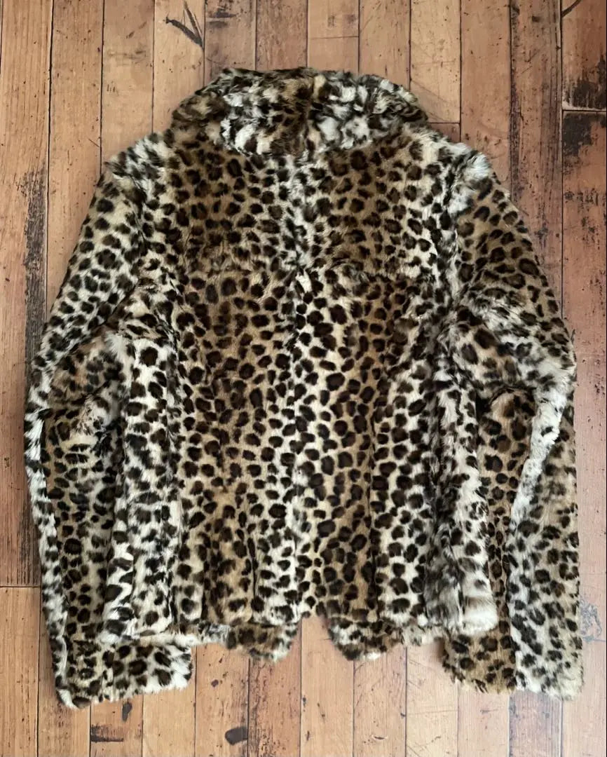 RyuRyu leopard fur jacket