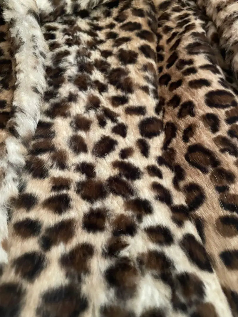 RyuRyu leopard fur jacket