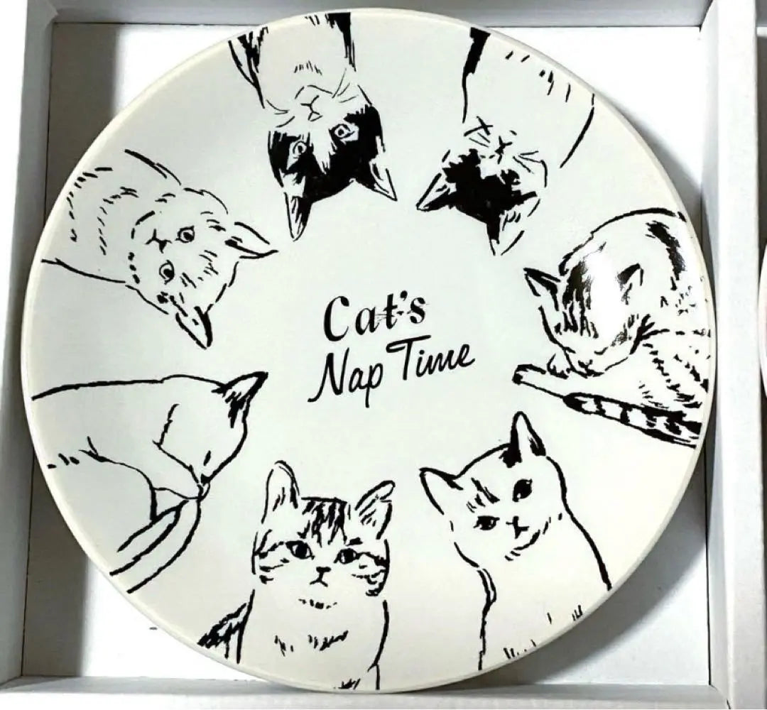 ① Afternoon Tea Cat's NapTime Cat Mini Plate 1