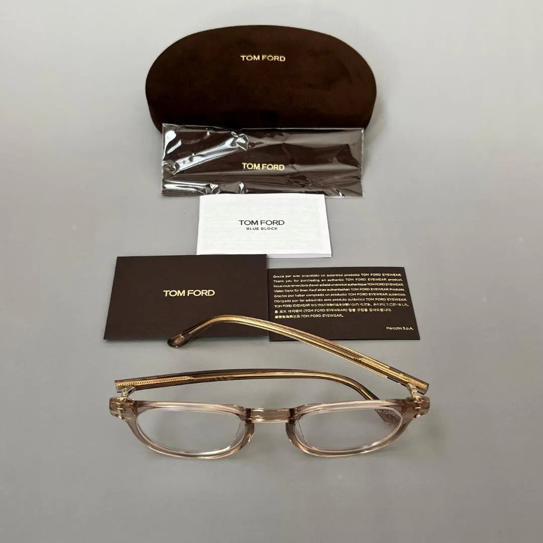 Tom Ford Glasses Asian Fit Men's Women's Boston Brown | メガネ トムフォード アジアンフィット メンズ レディース ボストン ブラウン