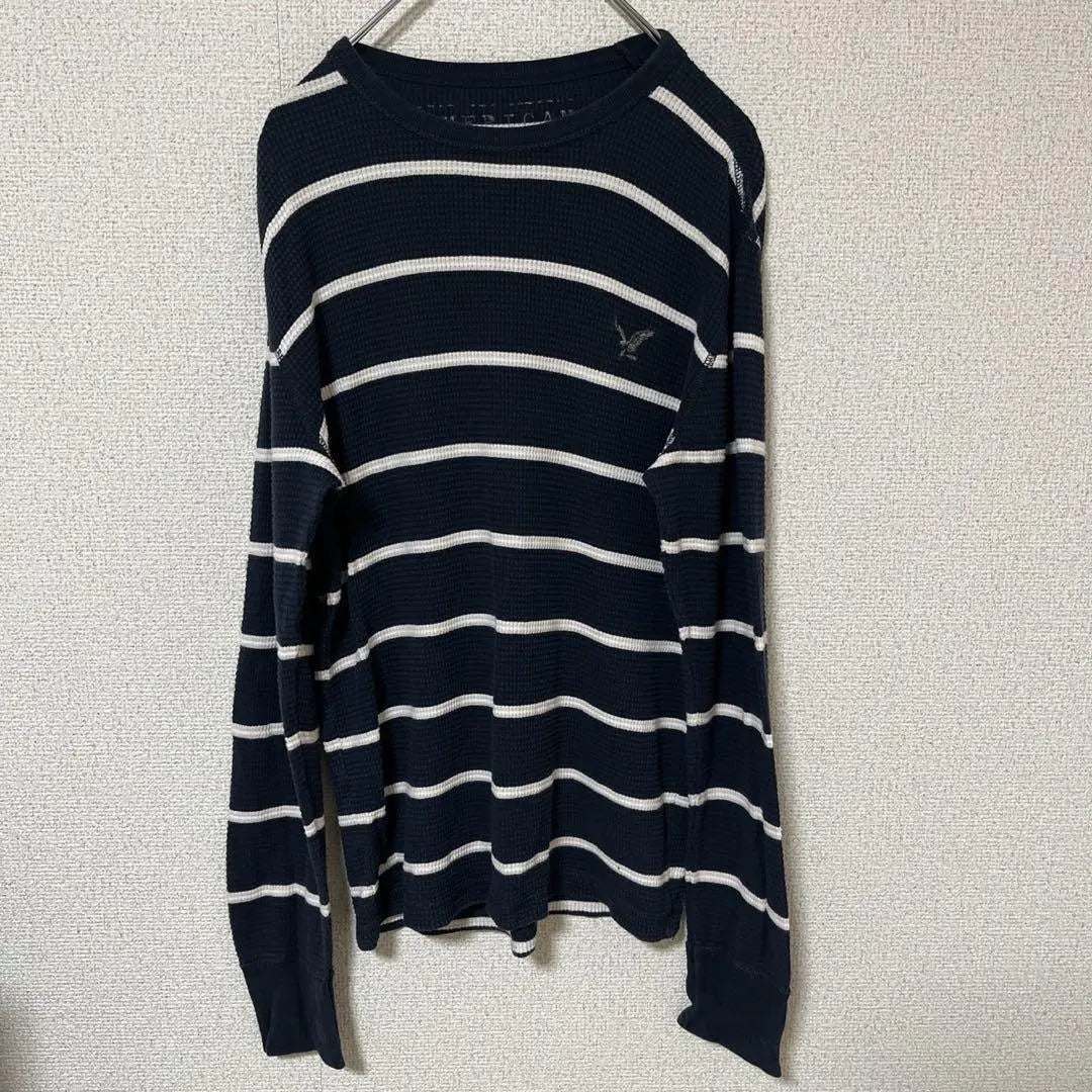 AMERICAN eagle American Eagle Border Knit Sweater