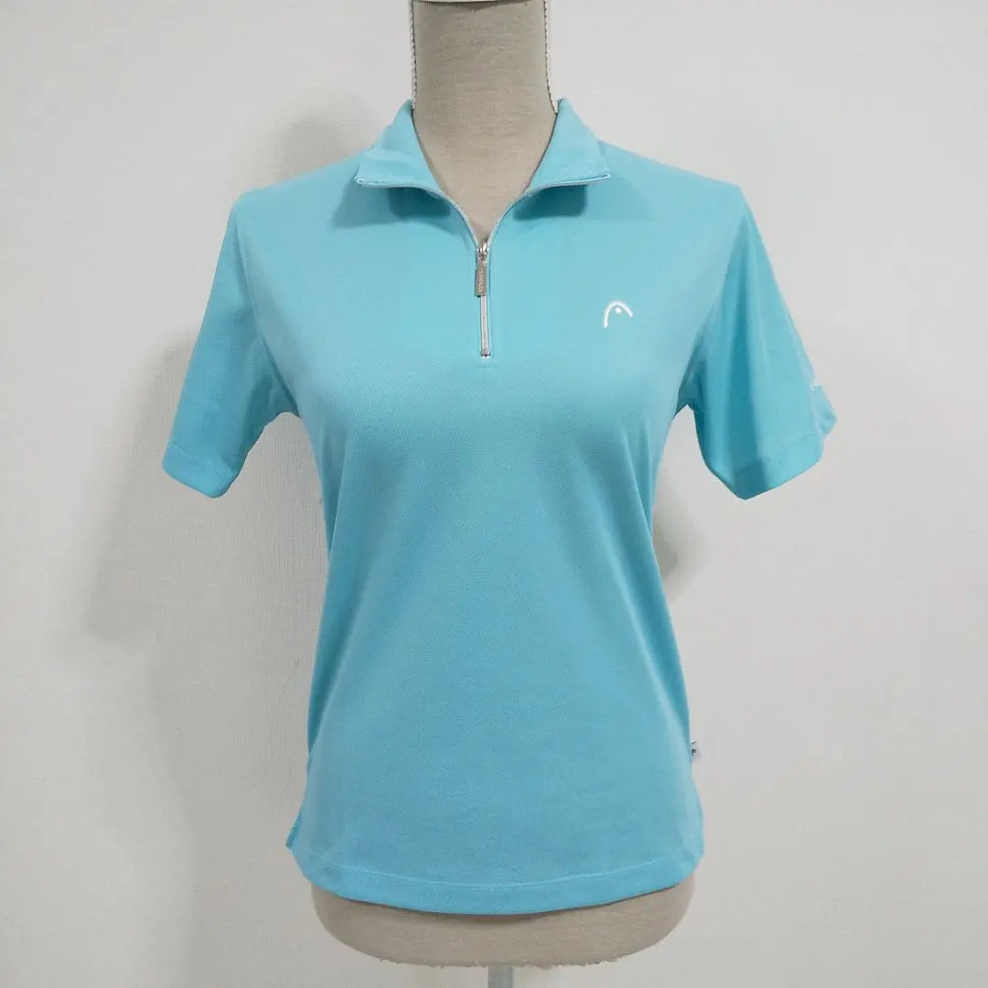 [Good condition] Head, short sleeve, half zip, polo shirt, tennis wear, simple M