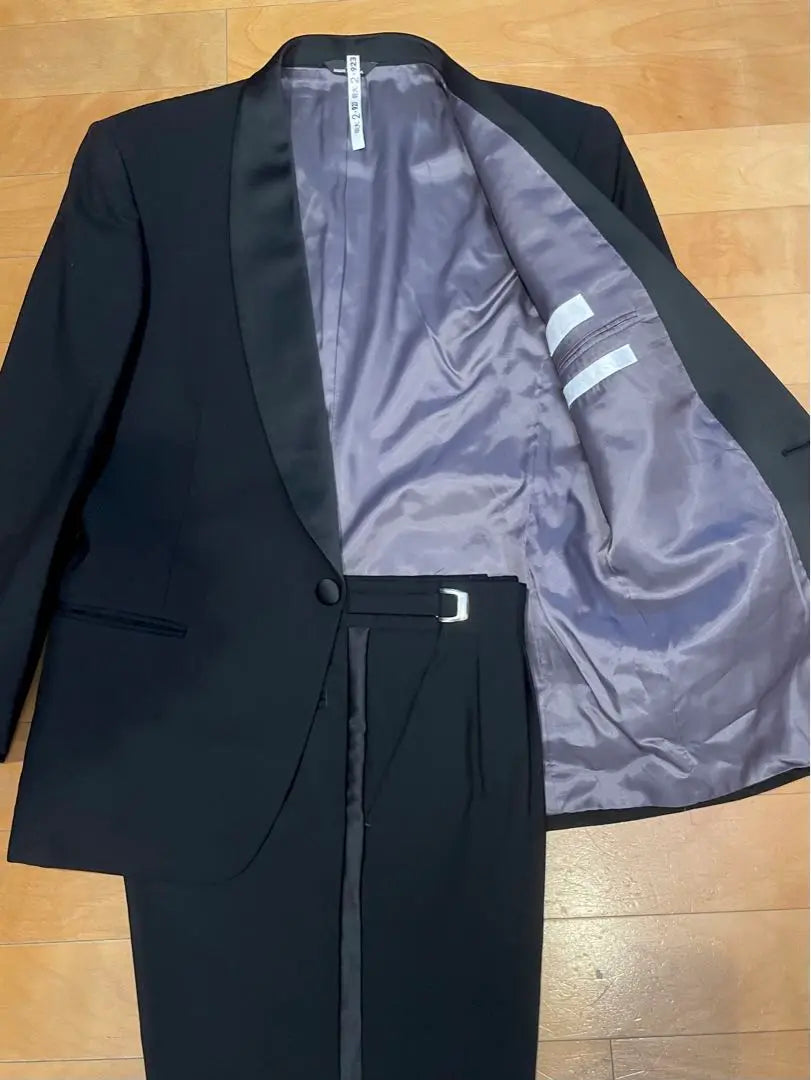 [Almost unused] PERRY ELLIS tuxedo set 39S WOOL 100%